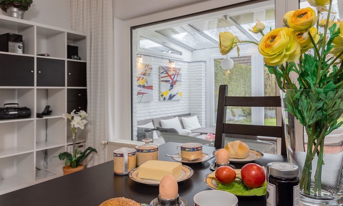 Harlesiel Apartment | Helle und Gemütliche Erdgeschosswohnung in Einem Doppelhaus