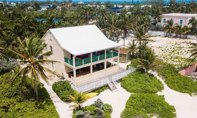 Rum Point House | Heritage House: Caribbean-Style Rum Point Villa with Large Pool & Sandy Shores