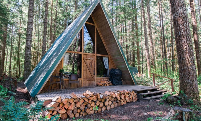 Ashford Cabin | Hidden Gem! Modern A-frame in wooded wonderland