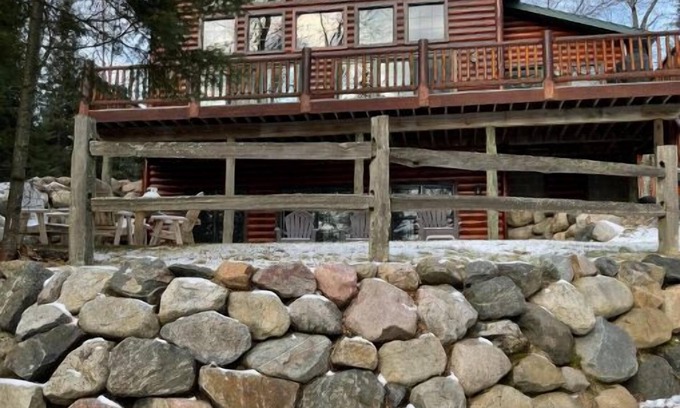 St Germain House | Hideaway Pines- Wooded Lakefront Seclusion on 3 Acres