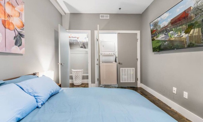 Roanoke Apartment | High End Roanoke Loft in ♥ of Downtown ♛ Queen Bed