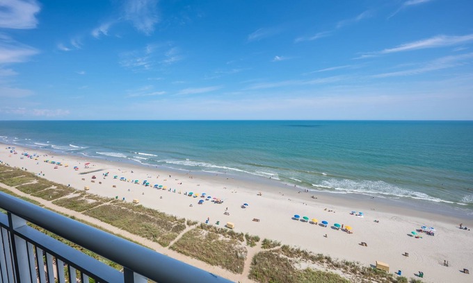 Myrtle Beach Condo | High Floor, Direct Oceanfront Views,Camelot Resort