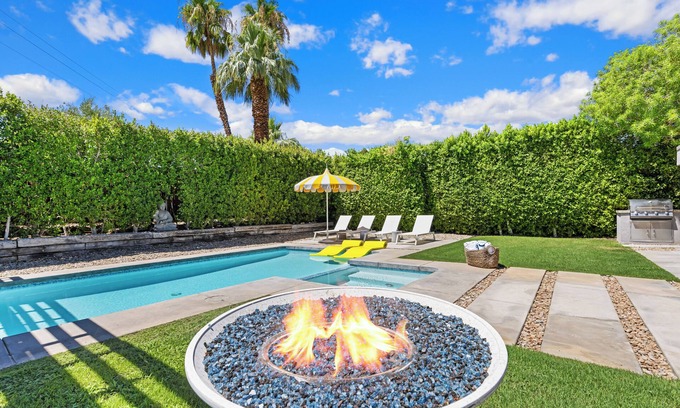 Cathedral City Cove House | High Style Home, Dreamy Saltwater Pool