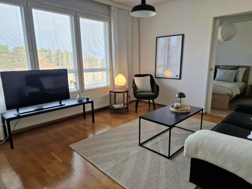 Tampere Apartment | Hima Apartment with Sauna & Private parking