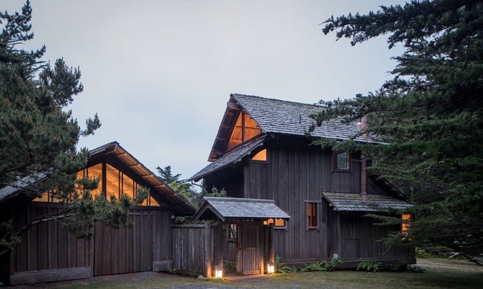 Mendocino House | Hinoki House built by Japanese Master Artisan featured in Sunset Magazine