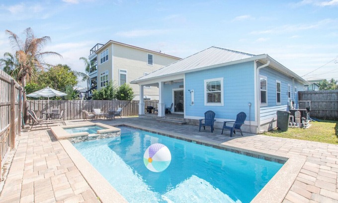 St. Augustine Beach House | Hip Nautic Beach/Heated Pool and Hot Tub