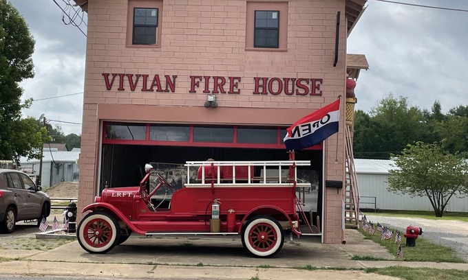 Vivian House | Historic Fire Station- in the middle of small-town American!