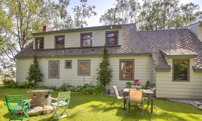 South Addition Cottage | Historic Home w/ Gardens in Downtown Anchorage