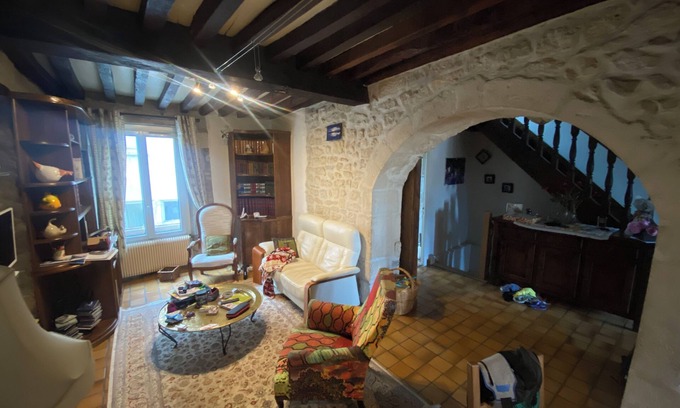 Dole House | Historic house on rue Pasteur with terrace overlooking Dole's Little Venice