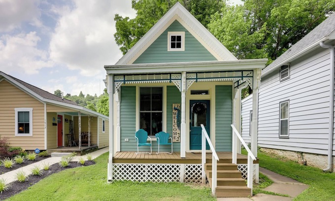 Madison Cottage | Historic Madison Retreat - 1 Mi to Ohio River