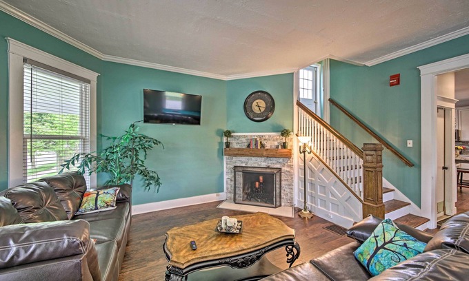 Noblesville House | Historic Noblesville Home w/Private Yard!