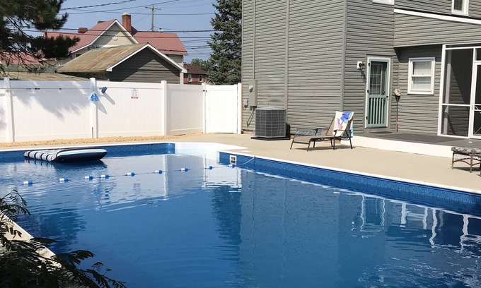 Moorefield House | Historic, Spacious, 4 BR, POOL, dog friendly home in town with a gas fire pit .