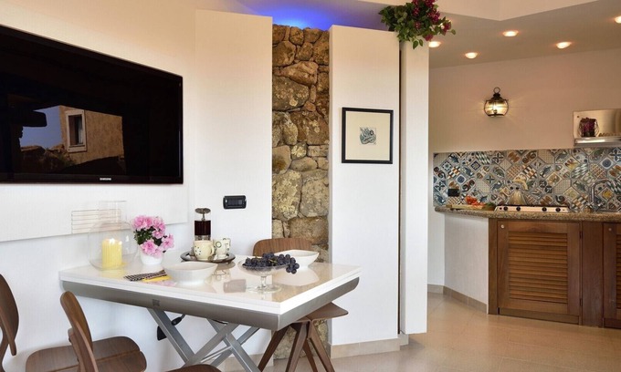 Porto San Paolo Apartment | Holiday apartments L'Ea di Lavru nSEA VIEW 2-rooms apartment-TOP INTERIOR DESIGN