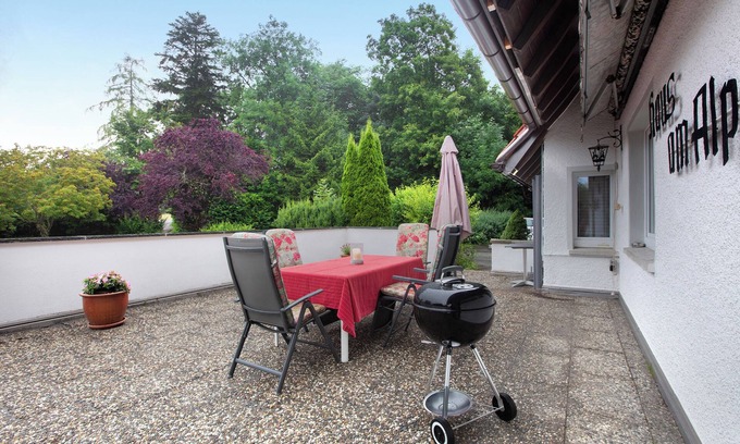 Grafenhausen Apartment | Holiday Apartment 'Irene' with Mountain View, Private Terrace and Wi-Fi