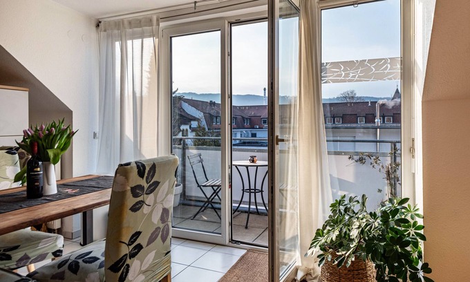 Loerrach Apartment | Holiday Apartment "Laboehme" with Balcony & Wi-Fi