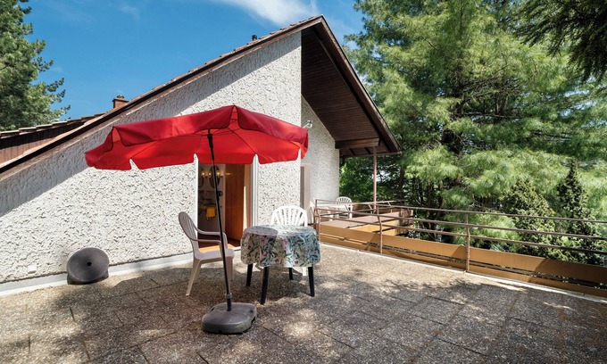 Bad Wildbad Apartment | Holiday Apartment 'No. 9' with Mountain View and Balcony; additional dogs upon request