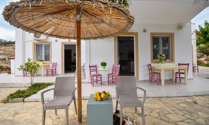 Mirtos Apartment | Holiday Apartment "One-Bedroom Kallithea" with Sea View, 2 Shared Terraces & Wi-Fi