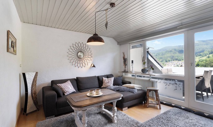 Bad Peterstal-Griesbach Apartment | Holiday Apartment 'Ferienwohnung Schwarzwald Engel' with Loggia, Balcony & Wi-Fi