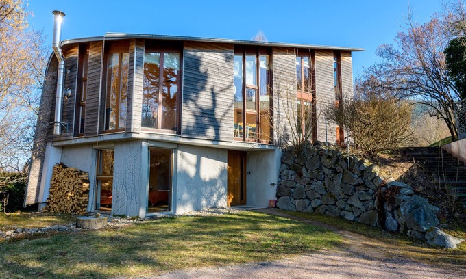 Luttenbach-pres-Munster House | Holiday Home 'Kiwi' with Mountain View, Private Terrace and Wi-Fi
