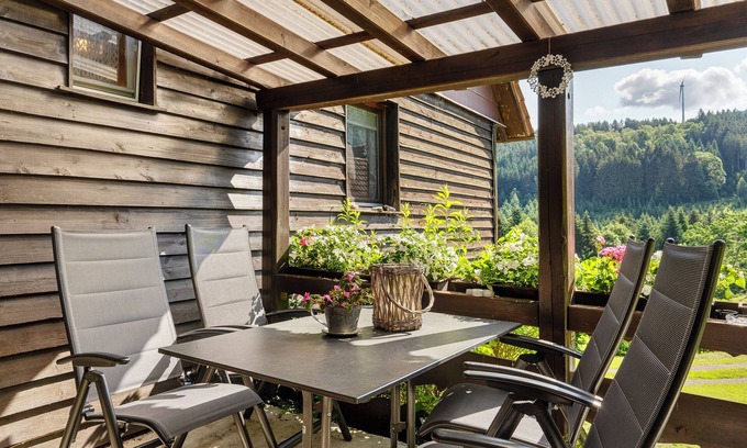 Zell am Harmersbach House | Holiday Home 'Ferienhaus Leibgeding' with Mountain View, Private Terrace and Wi-Fi