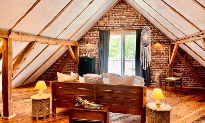 Heinersbruck House | Holiday Home 'Am Rande Des Spreewald' with Private Terrace, Private Garden and Wi-Fi