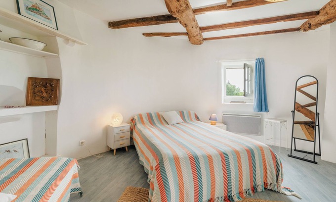 Cherrueix House | Holiday Home 'Ancien Moulin À Vent Du 19e Siècle' with Sea View, Private Terrace and Private Garden