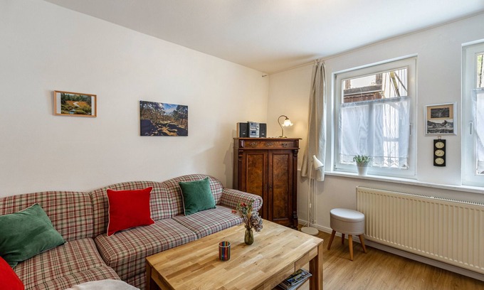 Treseburg House | Holiday Home 'Bodebaude' with Mountain View, Private Terrace and Wi-Fi