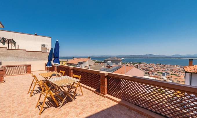 Sant'Antioco House | Holiday Home 'Casa di Giudy' with Sea View, Terraces & Wi-Fi
