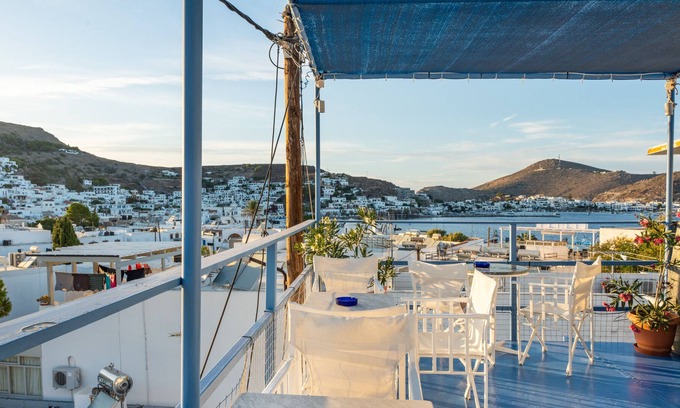 Skala House | Holiday Home 'El Greco Gardenview Twin 2nd Floor' with Sea View, Wi-Fi and Air Conditioning