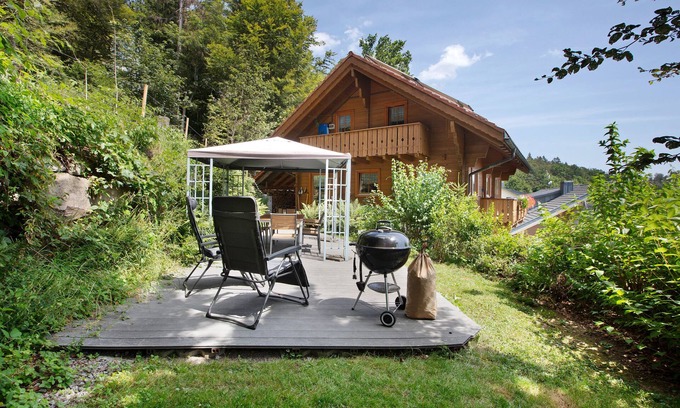 Wittenschwand House | Holiday Home 'Ferienhaus Sankt Peter' with Mountain View, Private Terrace and Wi-Fi