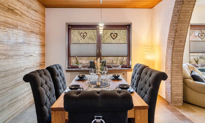 Bad Sachsa House | Holiday Home 'Fewo Jaeger' with Mountain View and Wi-Fi