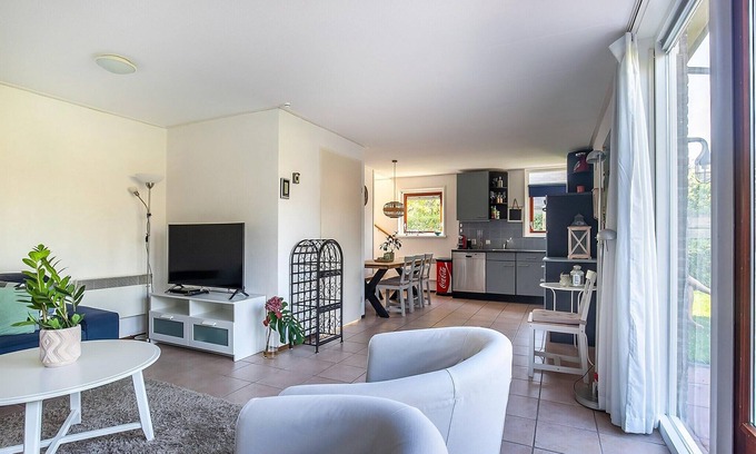 Grou House | Holiday Home in Grou with Whirlpool & Terrace