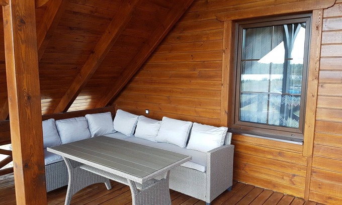 gmina Osiek House | Holiday Home in Skrzynia near Lake & Forest