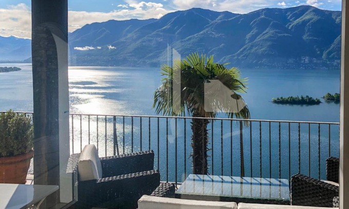 Porto Ronco House | Holiday Home Panorama Lakeview Lago Maggiore by Interhome