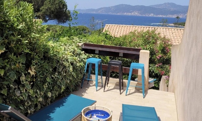 Porticcio House | Holiday Home 'Petite-villa La Maredda À Porticcio' with Private Garden and Air Conditioning