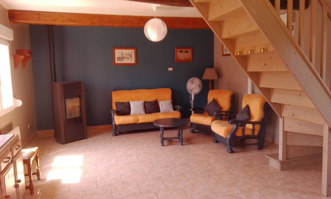 Saigneville House | Holiday Home 'Petit Port' with Private Terrace, Private Garden