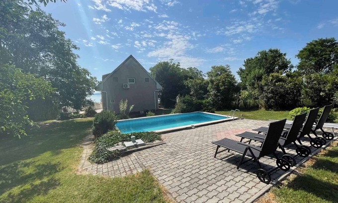 Abrahamhegy House | Holiday home with pool and panorama of Lake Balaton