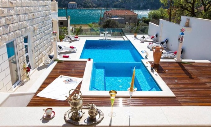 Prijevor House | Holiday house Franco - with sea view and swimming pool: - Mokosica, Riviera Dubrovnik, Croatia
