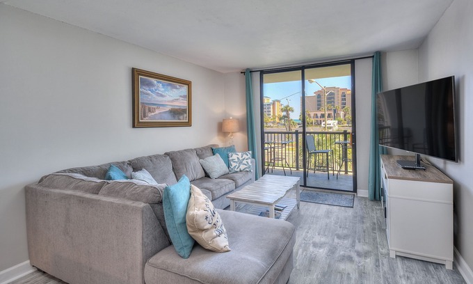 Myrtle Beach Condo | Holiday Towers 204-2BR/2BA Close walk to the Beach!