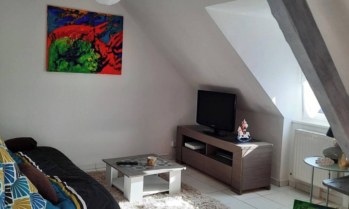 Ingersheim Apartment | Homerez - Apmt in Ingersheim, garden view