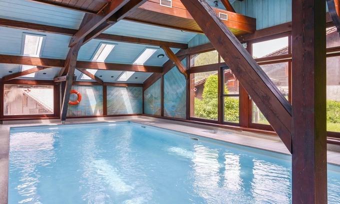 Les Houches Apartment | Homerez - Apt Les Houches - Pool