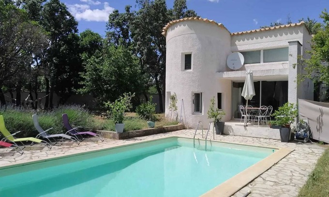 Saint-Siffret House | Homerez - Charming House in Saint-Siffret + Pool