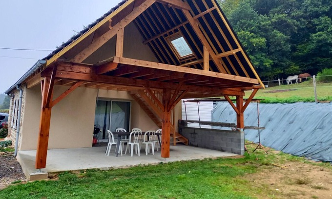 Juvigny-sous-Andaine House | Homerez - House for 4 ppl. with garden and terrace at Juvigny-Val-d'Andaine