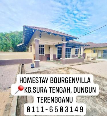 Kampung Sura Masjid House | Homestay Bourgenvilla Sura tengah Dungun Terengganu