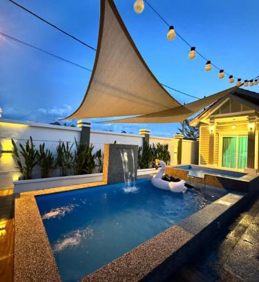 Kampung Pedah House | Homestay Dferry Jerantut 4Rooms With Wifi Fully Aircond