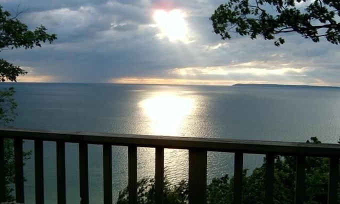 Maple City Condo | Homestead condo, Beautiful View of Lake MI & Manitou Island
