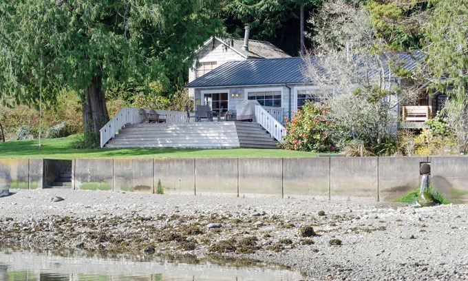 Hoodsport Cabin | Hood Canal, 1930's Beach Cabin. 315' Cove with Oysters!