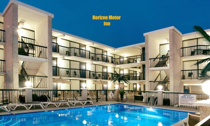 Cape May - Wildwood Hotel | Horizon Motor Inn-Beach Block & Close to Morey's Piers