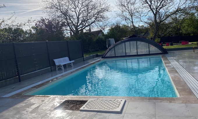 Maslives House | Hortensia a 9 mn de Chambord 8 Pers Avec Piscine Chauffée en Famille Entre Amis