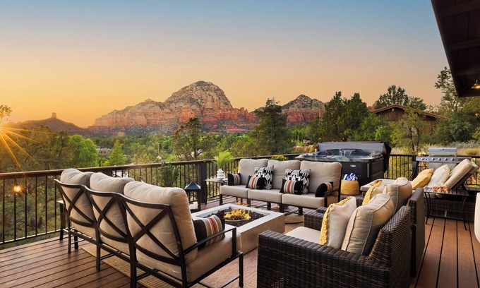 West Sedona House | Hot Tub, Fire Pit, Grill | Mountain Views of Sedona | Roca Roja by AvantStay